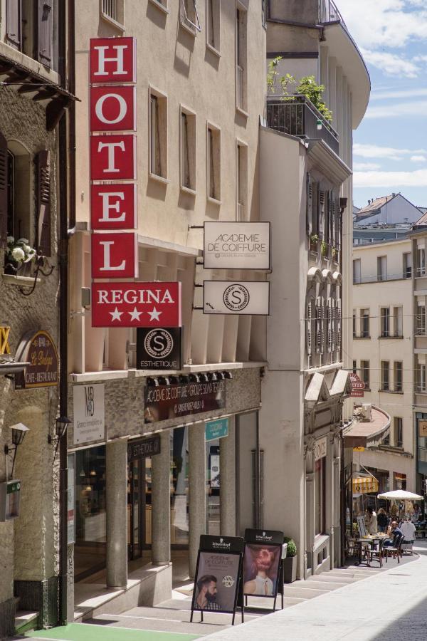 Hotel Regina Lausanne Bagian luar foto