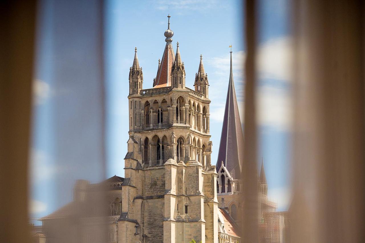 Hotel Regina Lausanne Bagian luar foto