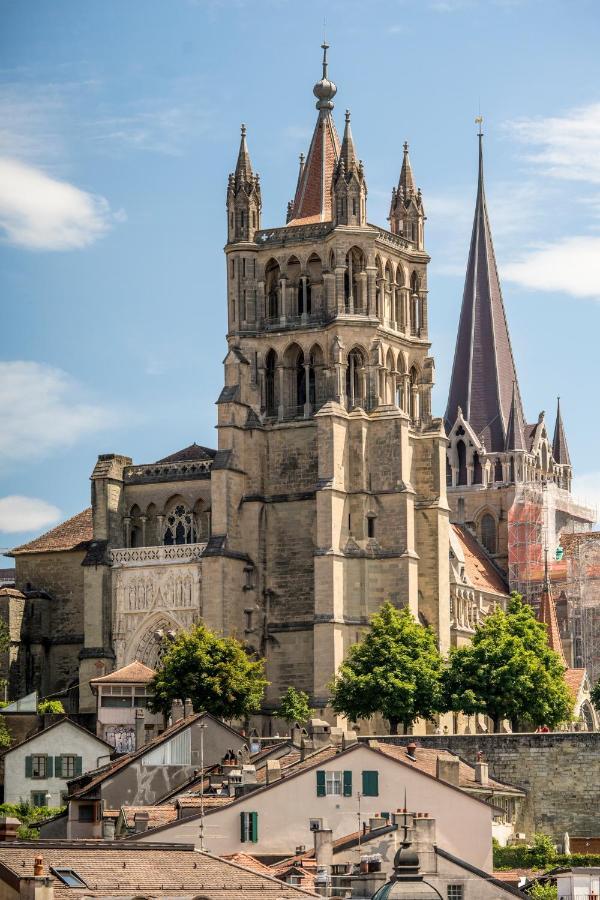 Hotel Regina Lausanne Bagian luar foto
