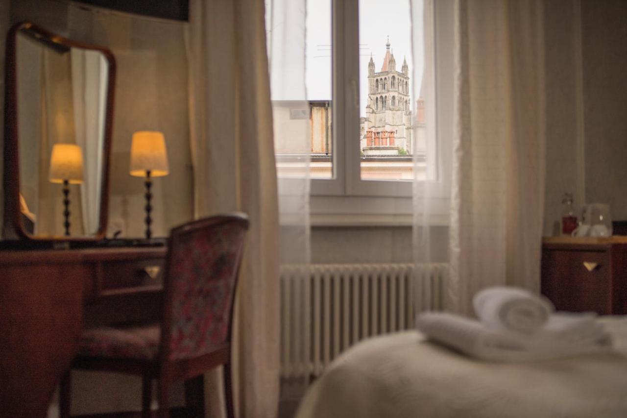 Hotel Regina Lausanne Bagian luar foto
