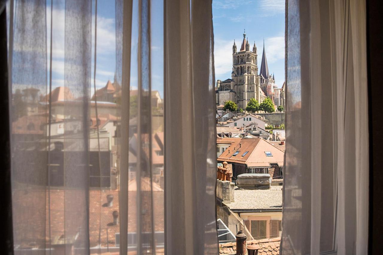 Hotel Regina Lausanne Bagian luar foto