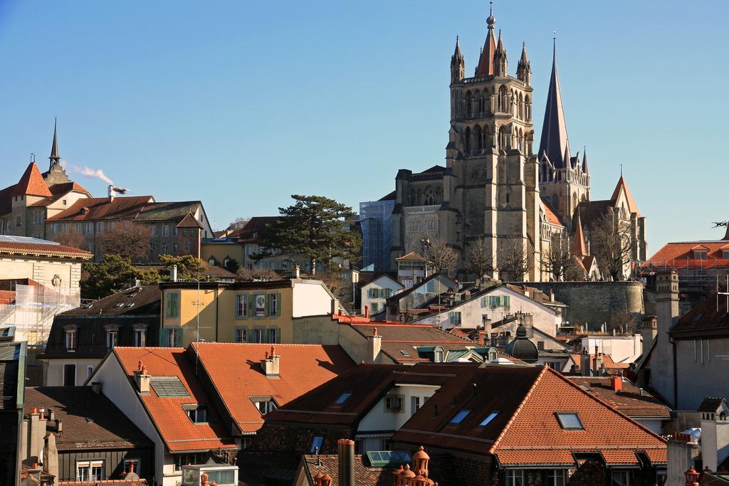 Hotel Regina Lausanne Bagian luar foto